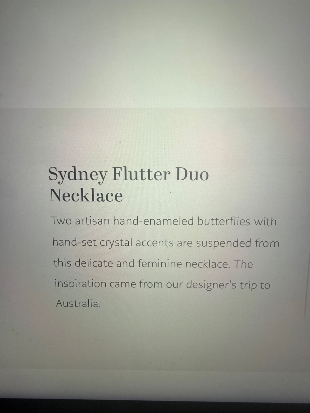 π¦π Brighton Sydney Flutter Duo Necklace $108 NWT - Picture 4 of 5